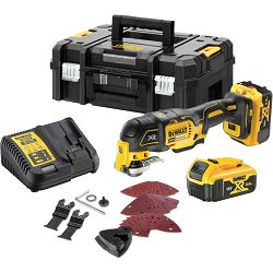 Višenamjenski alat DEWALT DCS356P2 (18V, 2x5.0Ah, set dodataka)