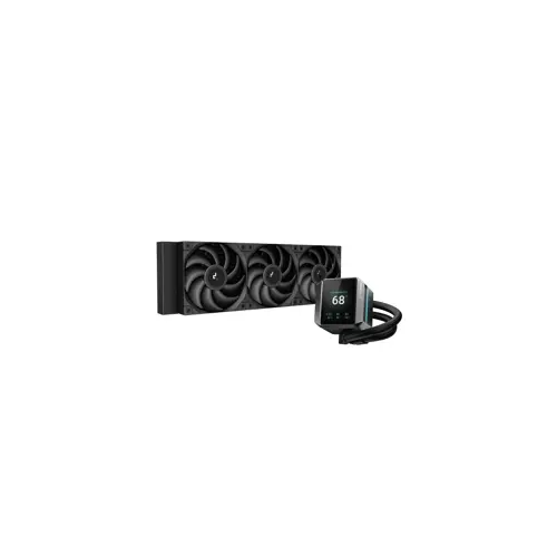 Vodeno hlađenje DEEPCOOL Mystique LCD 360mm (crno, LCD zaslon, 360mm)