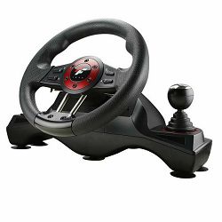 Volan FORCE FLASHFIRE WH4-2304 za PS4, PS3, XBOX, SWITCH, PC s 2 pedale