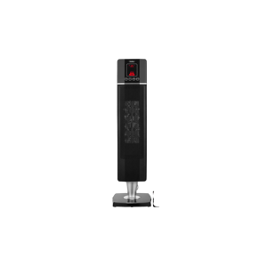 VonHaus 2000 W Premium Oscillating Ceramic PTC Heater Black 2514041