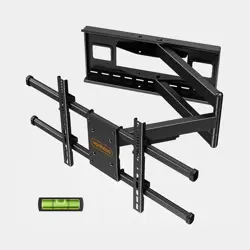 Nosač za TV zidni VONHAUS Full Motion (40"- 80", do 50kg, nagib+5°/-15°, zakret ±90°)
