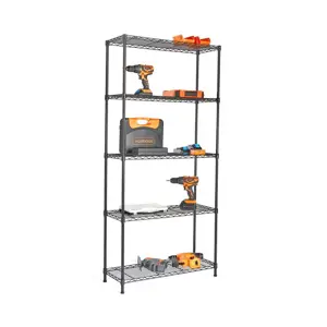 VonHaus 5-Tier Wire Shelving