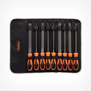 VonHaus 9-piece file and rasp set