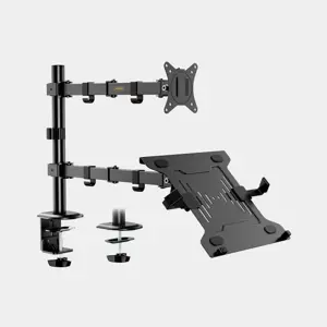 VonHaus dual desktop bracket for monitor and laptop