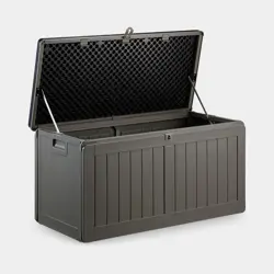 Vonhaus Plastic Garden Storage Box - 190L