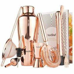 VONSHEF Parisian Rose Gold 9-dijelni set za koktele