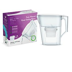 Vrč za filtriranje vode AQUA OPTIMA Liscia + filter bijeli