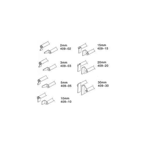 Vrh za ZD-409, lemilo za SMD, 10 mm
