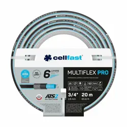 Vrtno crijevo CELLFAST MULTIFLEX PRO ATS2 1/2" 20m (duljina 20 metara, promjer 1/2")