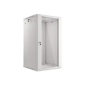 WALL-HUNG RACK CABINET 19" 22U 600X600 GREY LANBERG (FLAT PACK) V2