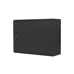 WALL-MOUNTED RACK CABINET 19" 4U+3U 540X200 LOW-PROFILE BLACK LANBERG (FOLDED)