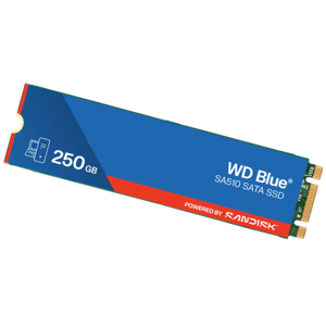 WD 250GB Blue SA510 M.2 2280 SATA 6Gb/s SSD disk