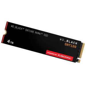 WD 4TB Black SN7100 M.2 2280 PCI-e 4.0 NVMe 1.4 SSD disk