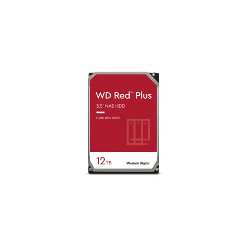 Tvrdi disk WD RED PLUS 12TB (SATA3, 6Gb/s, 7200 okretaja u minuti, 256MB predmemorija)