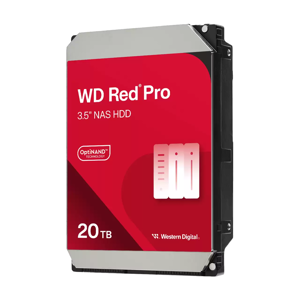 WD Hard Disk 20TB SATA3, 6GB/S, 7200, 512MB Red Pro