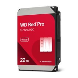WD hard disk 22TB SATA3, 6Gb/s, 7200, 512MB RED PRO