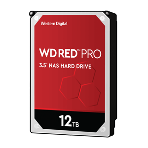 WD hard drive 12TB SATA3, 6Gb / s, 7200, 256MB RED PRO