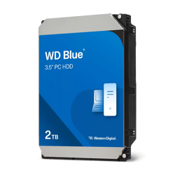 WD hard drive 2TB 7200RPM 256MB 6GB/S BLUE