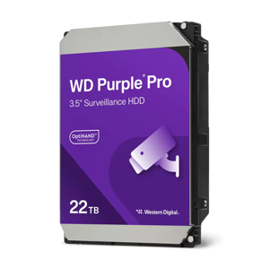 WD Purple Pro 22TB, 7200 Turns, 512MB