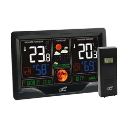 Weather station with color high black LXSTP09C