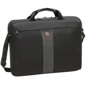 Wenger/SwissGear Legacy 17 notebook case 43.2 cm (17") Briefcase Black, Grey