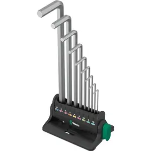 Wera 05022102001 hex key L-shaped hex key set Metric 9 pc(s)