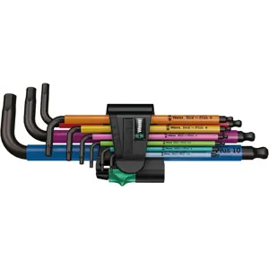 Wera 05022669001 hex key L-shaped hex key Metric 9 pc(s)