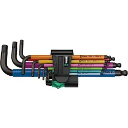 Wera 05022669001 hex key L-shaped hex key Metric 9 pc(s)