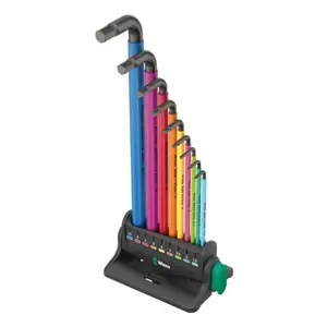Wera 05133165001 hex key L-shaped hex key set Metric 9 pc(s)
