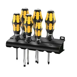 Wera Wera Schraubenzieher-Set 932/6 Rack Phillips Schlitz