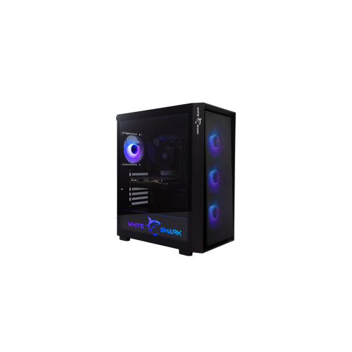 White Shark KUĆIŠTE GCC-2401 WARHEAD-3 CRNO / 4 Fans 12cm RGB