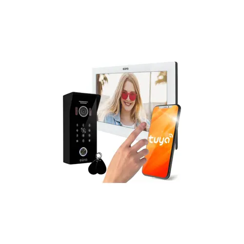Videodomofon EURA VDP-99C5 (WiFi, RFID, TUYA, bijeli)