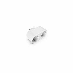 WiFi Smart dupla utičnica WOOX, 16A/3680W, WooxHome app, glasovna kontrola - Alexa & Google Assistant, Wi-Fi kontrola (R6073)