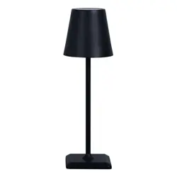 Wireless LED Table Light Touch Black