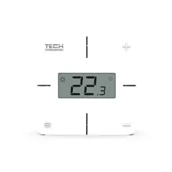 Wireless room controller mechanical white R-8X Tech Controllers