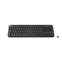 WIRELESS TOUCH KEYBOARD K400+/DARK - FRA - 2.4GHZ CENTRAL