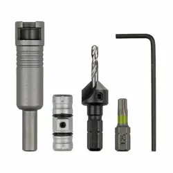 WOLFCRAFT DOUBLE-SIDED HANDLE FLIBIT /SET.......