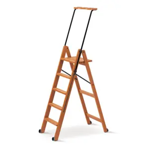 wooden ladder