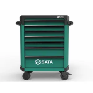 Workshop trolley 7-drawer ST95113G green