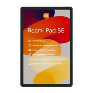 Xiaomi Redmi Pad Pad SE Qualcomm Snapdragon 256 GB 27.9 cm (11") 8 GB Android 13 Green