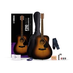 Akustično električna gitara YAMAHA F310II Tobacco Brown Sunburst Pack