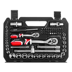 YATO 72 piece spanner set 1/2"/1/4"