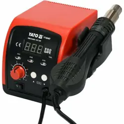 Postaja za lemljenje vrućim zrakom YATO Snaga 750W (Model: YATO HOT AIR SOLDERING STATION POWER 750W)
