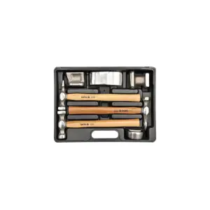 Yato YT-4590, Carbon steel, Wood, Chrome, Wood, 4.9 kg, 7 pc(s)