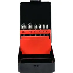 YT. COUNTERSINK FOR METAL 6pcs. 6.3-20.5mm HEX
