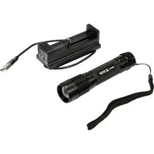 YT. MET FLASHLIGHT. WITH CREE RECHARGEABLE LED