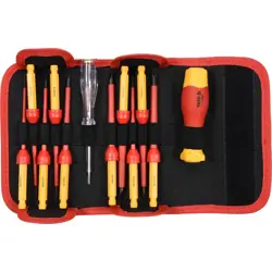 YT. SCREWDRIVERS INSUL.+END SET.12pcs. 28290