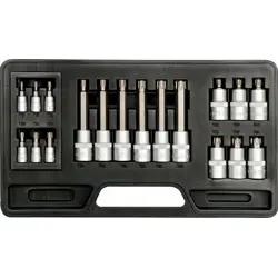 YT. SHANK WRENCHES 18 pcs. TORX T10-T60 mm