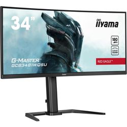 Zakrivljeni monitor IIYAMA G-MASTER GCB3481WQSU-B1 (WQHD, 3440x1440, 1ms, 144Hz, FreeSync)