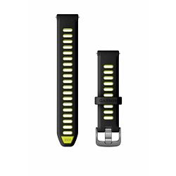 Zamjenski remen GARMIN 18mm Crni/Amp Yellow, 010-11251-A3